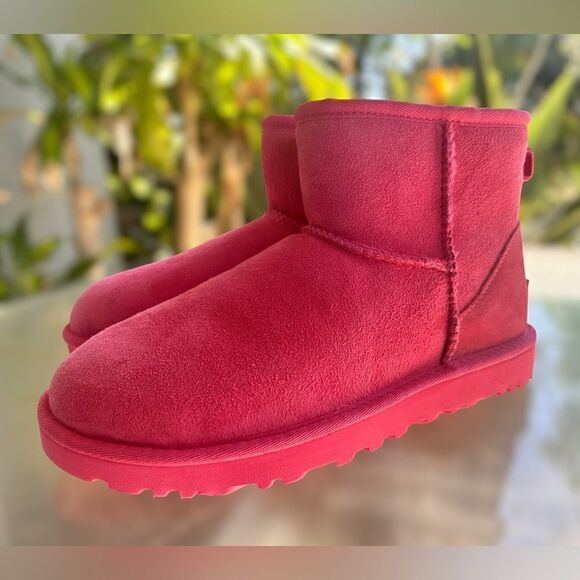 UGG Classic Mini II Pink Winter Boot Size 6 - Picture 14 of 14